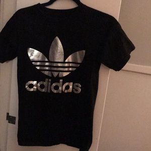 Adidas metallic T-shirt